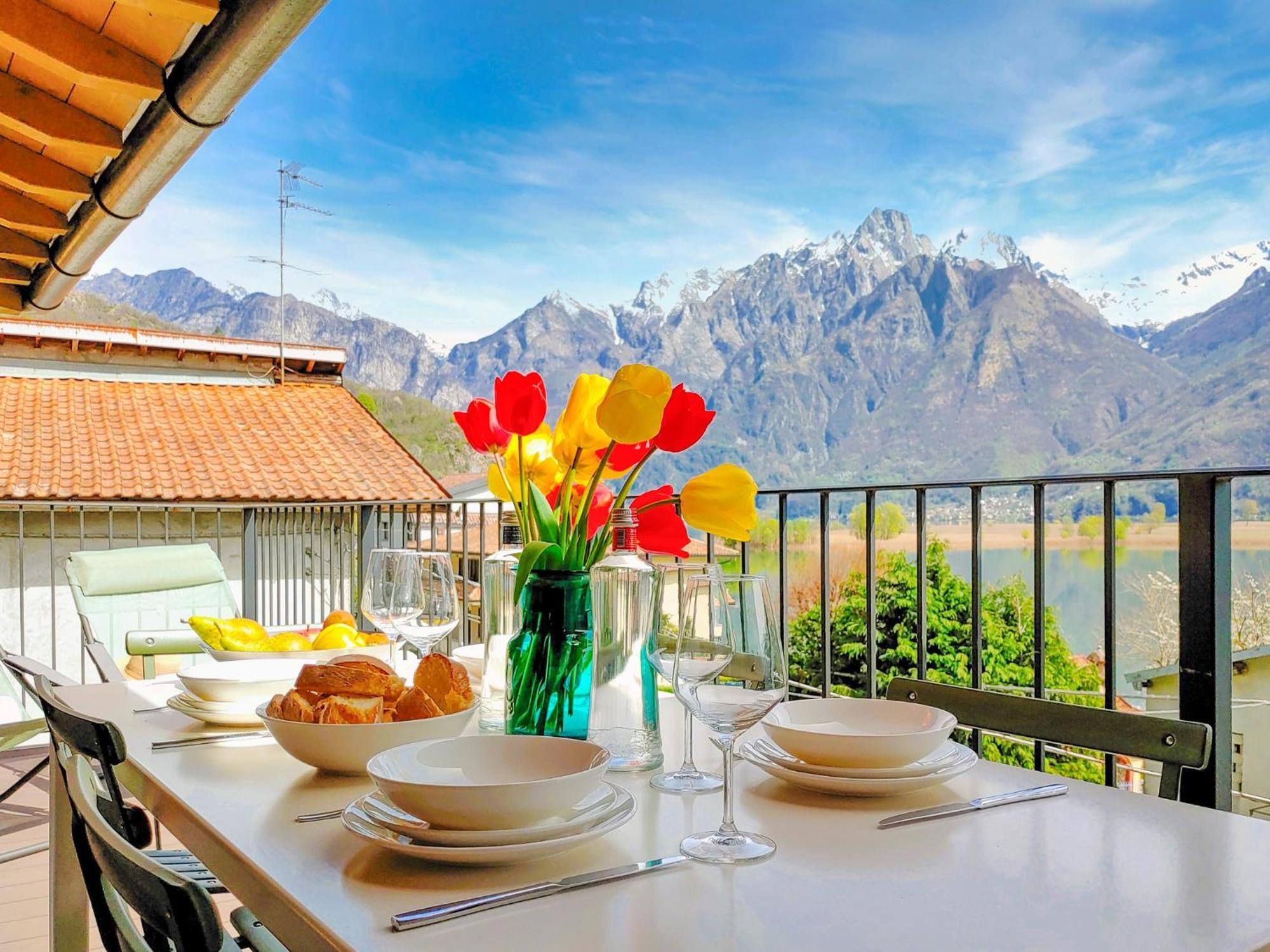 Dascio Dolce Ferienwohnung Panorama Balkon Am See Luaran gambar